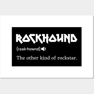 Rockhound - The Other Rockstar design- Funny Geology Posters and Art